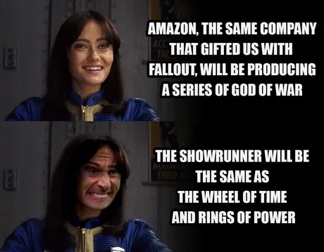 God of War tv show meme