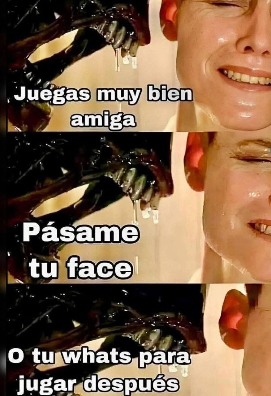 El clásico crack pidiendo el face pa jugar otra vez - meme