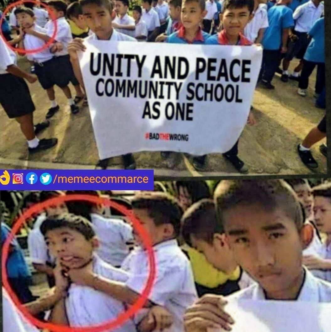 Unity and peace - meme