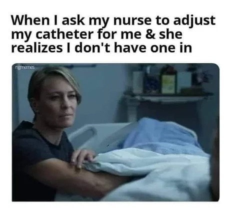 Dark nurse noises - meme