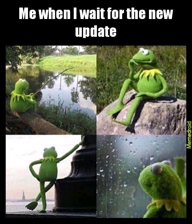 Me and Update❤️ - meme