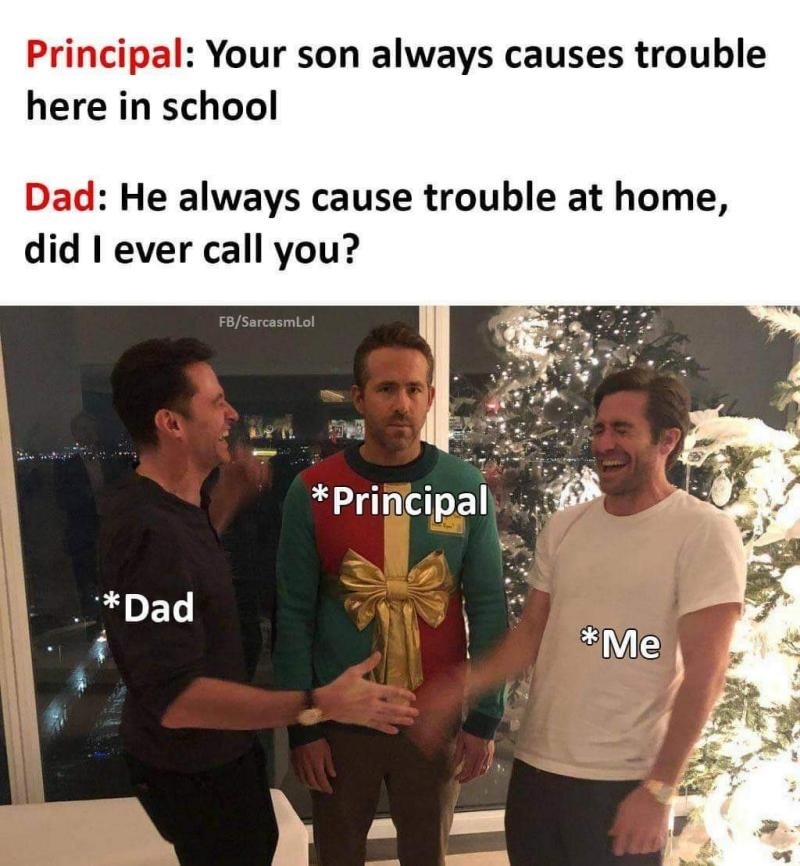 Dad and son - meme