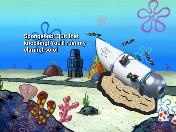 OOOOOOOOH Who lives in a submarine under the sea? - meme