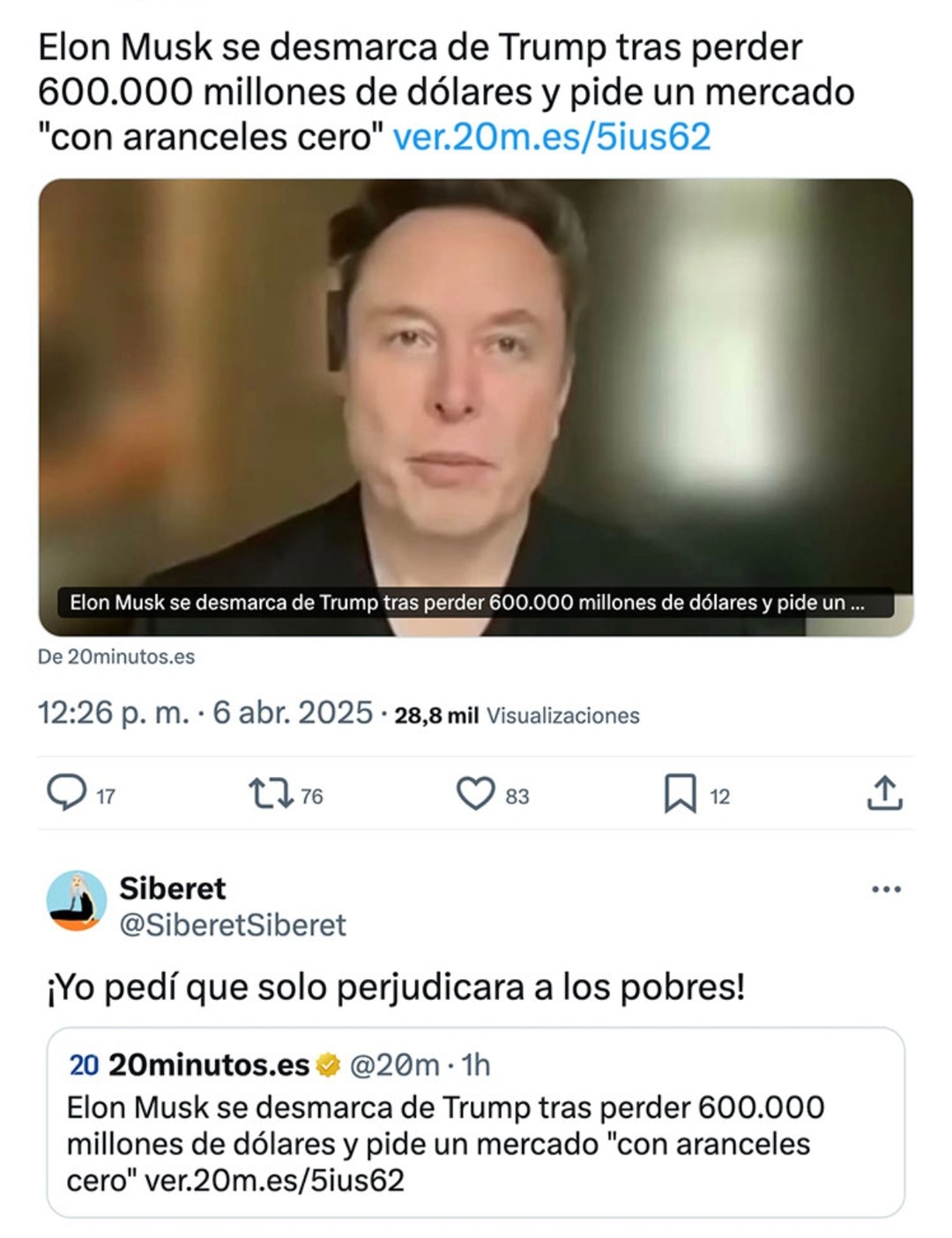 Elon Musk dando marcha atrás? - meme