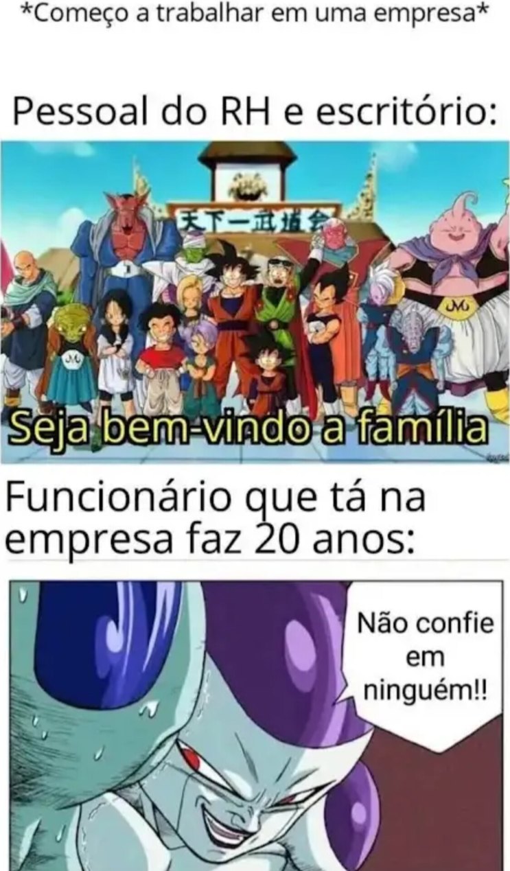 Funcionário Antigo - meme