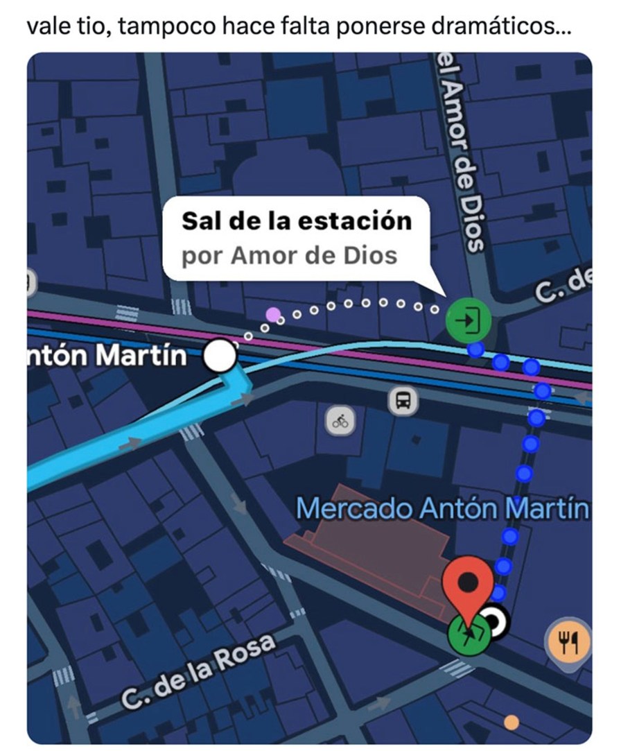 Hermano era una salida del metro, no tu despedida final - meme
