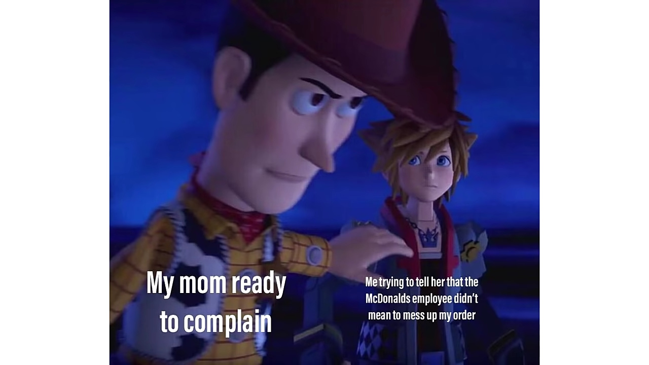 mom its o..NO - meme