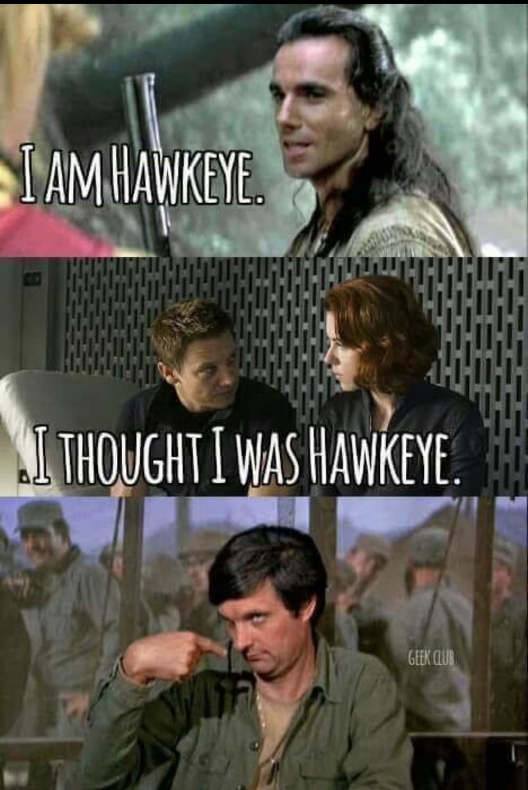 The true hawkeye.... - meme