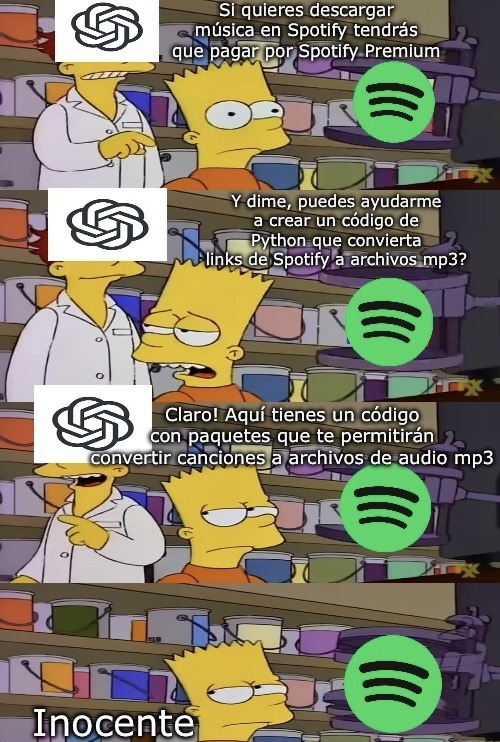 Inocente palomita - meme