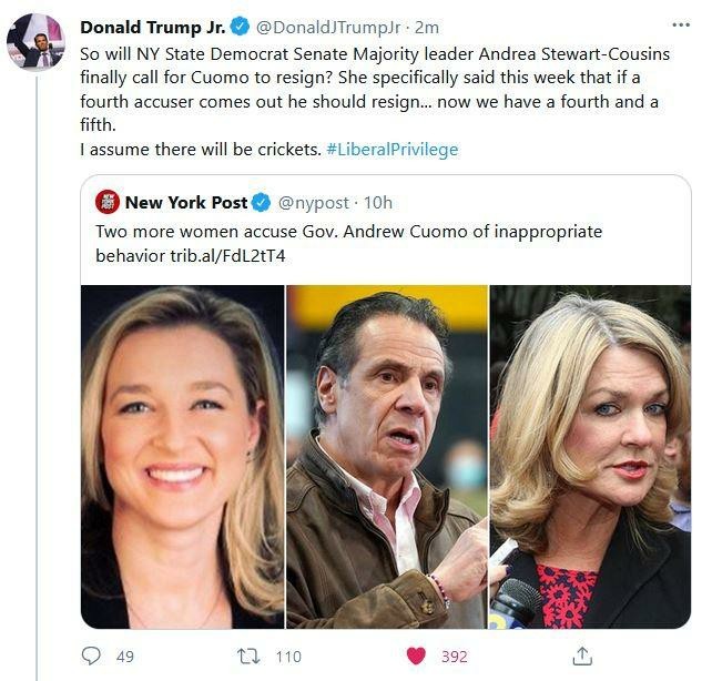 Cuomo wants all accusers to meet in a retirement home - meme