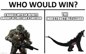 Who would win or will it ever stop? - meme