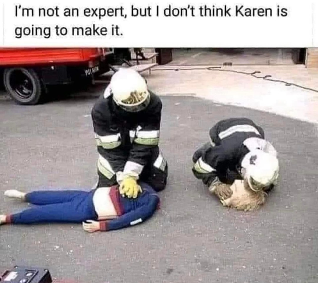 She needs to see the manager of the fire station, ASAP! - meme