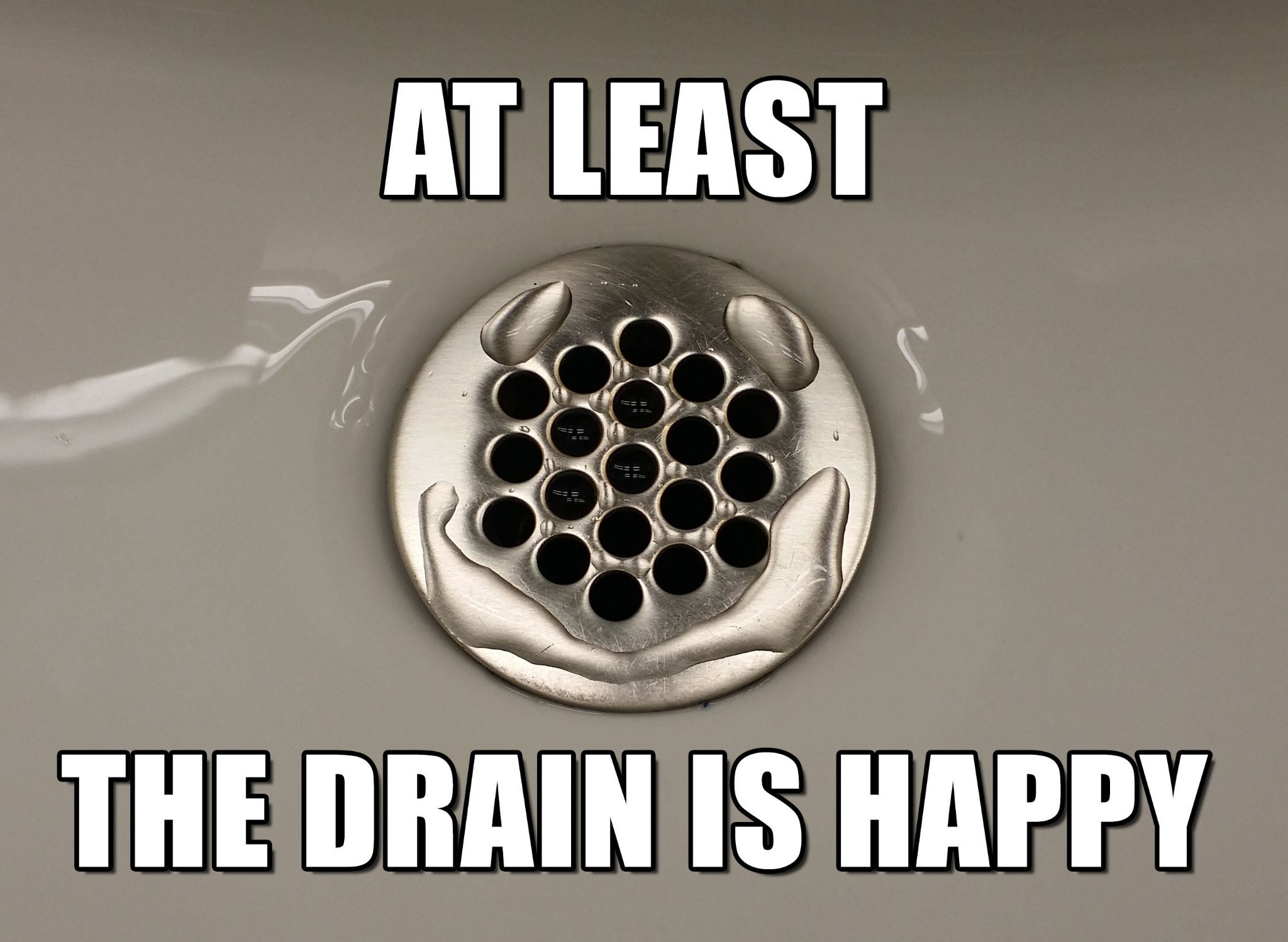 Happy drain - meme