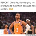Chris Paul is changing his pronouns
