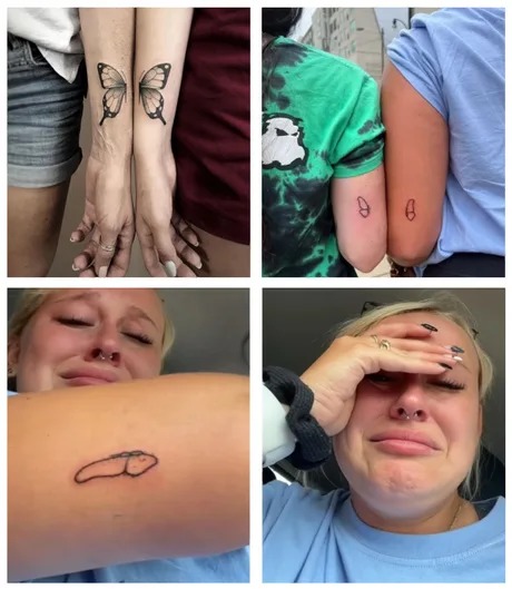 Tatuaje de amigas - meme