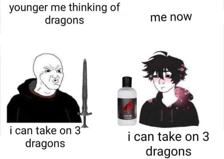 Those bad dragons are quite good tho - meme