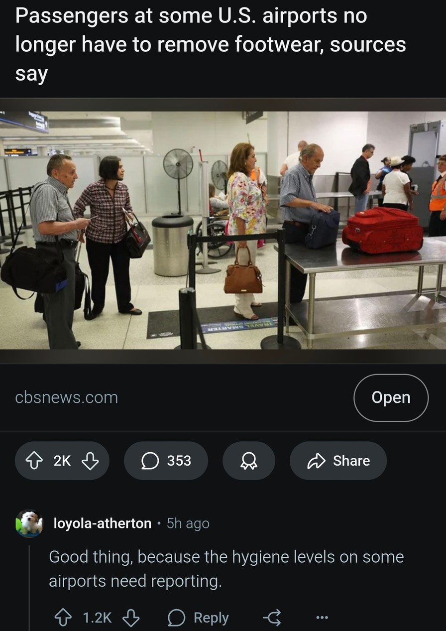 US airports finally ditch the shoe rule - meme