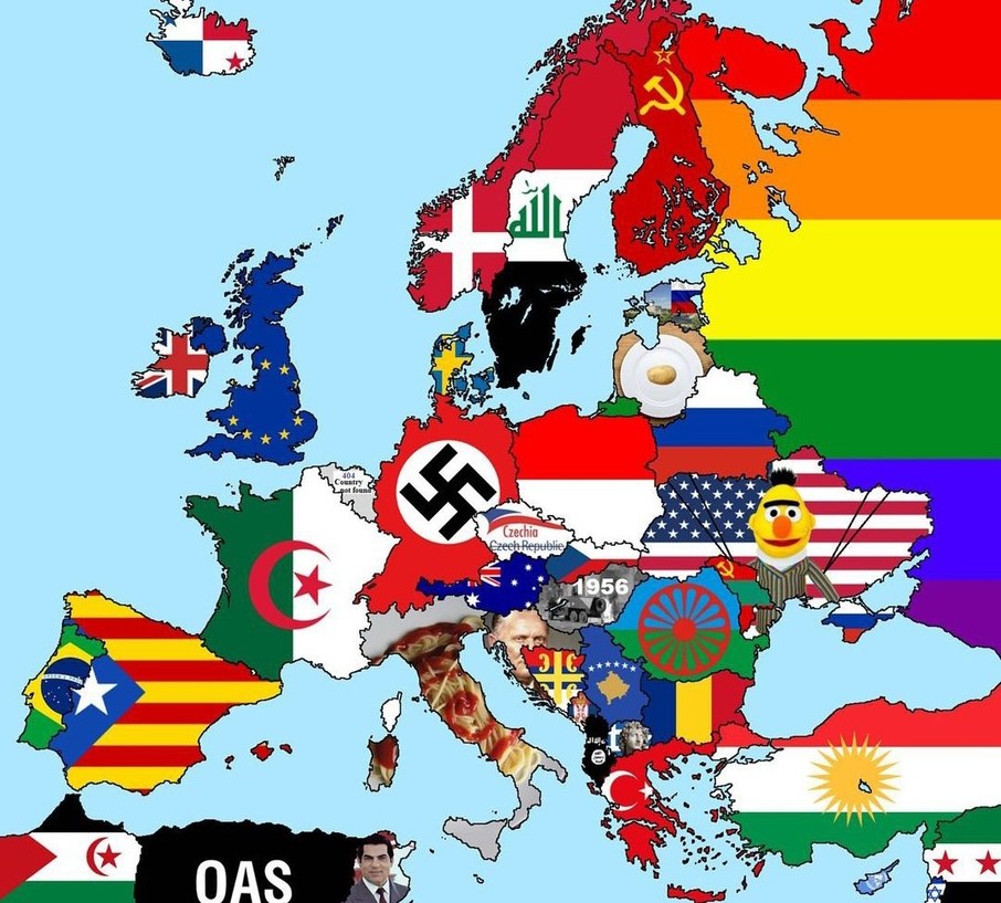 Lo que más se odia en cas país en Europa - meme