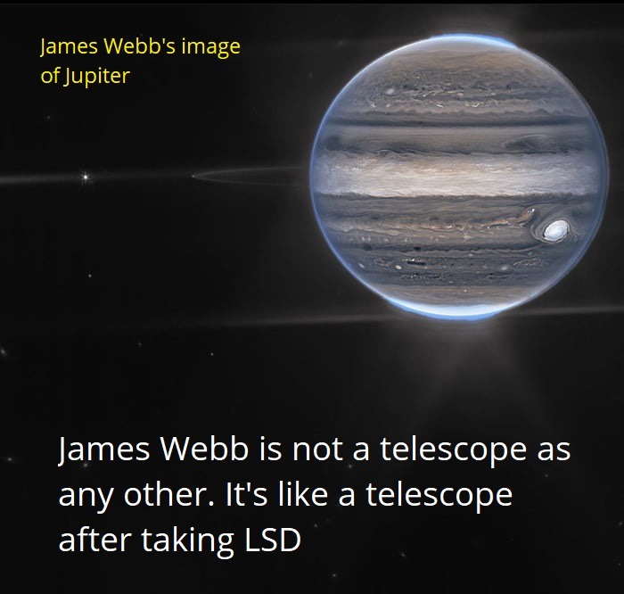James Webb is not a telescope like any other - meme