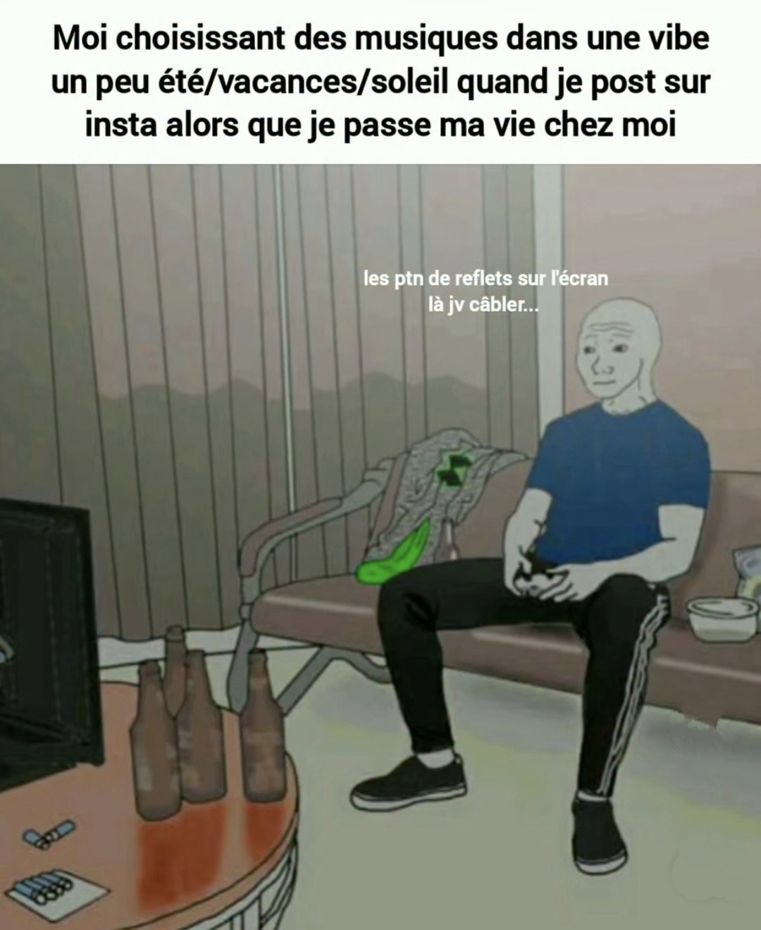 Vacances en fond d’écran - meme