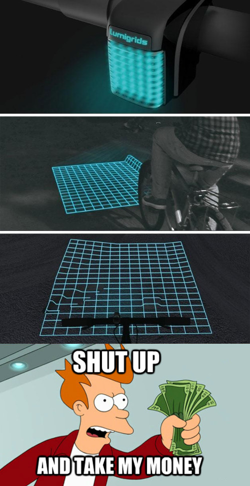 Luz para la bici - meme