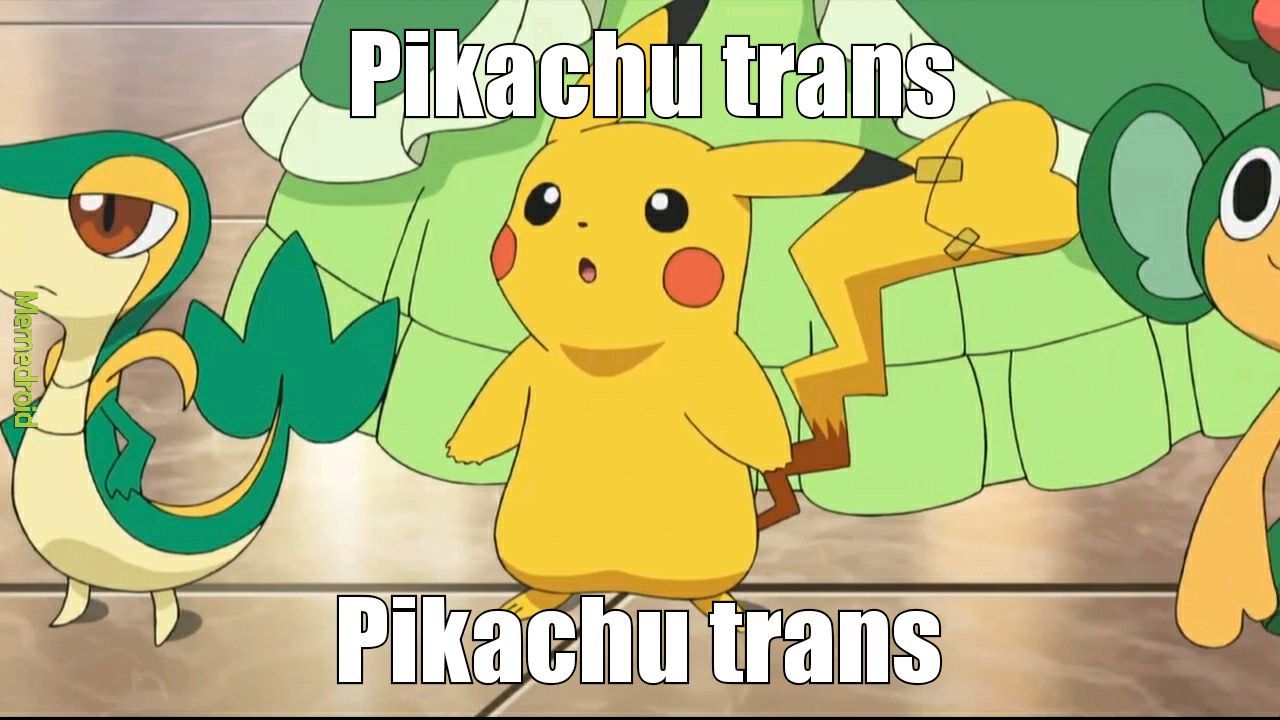 Pikachu trans - meme