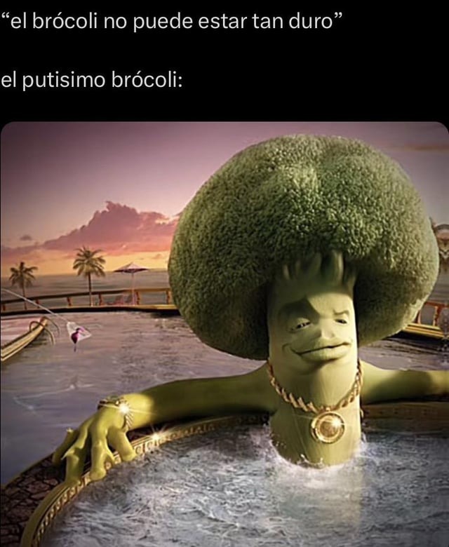 El brócoli - meme