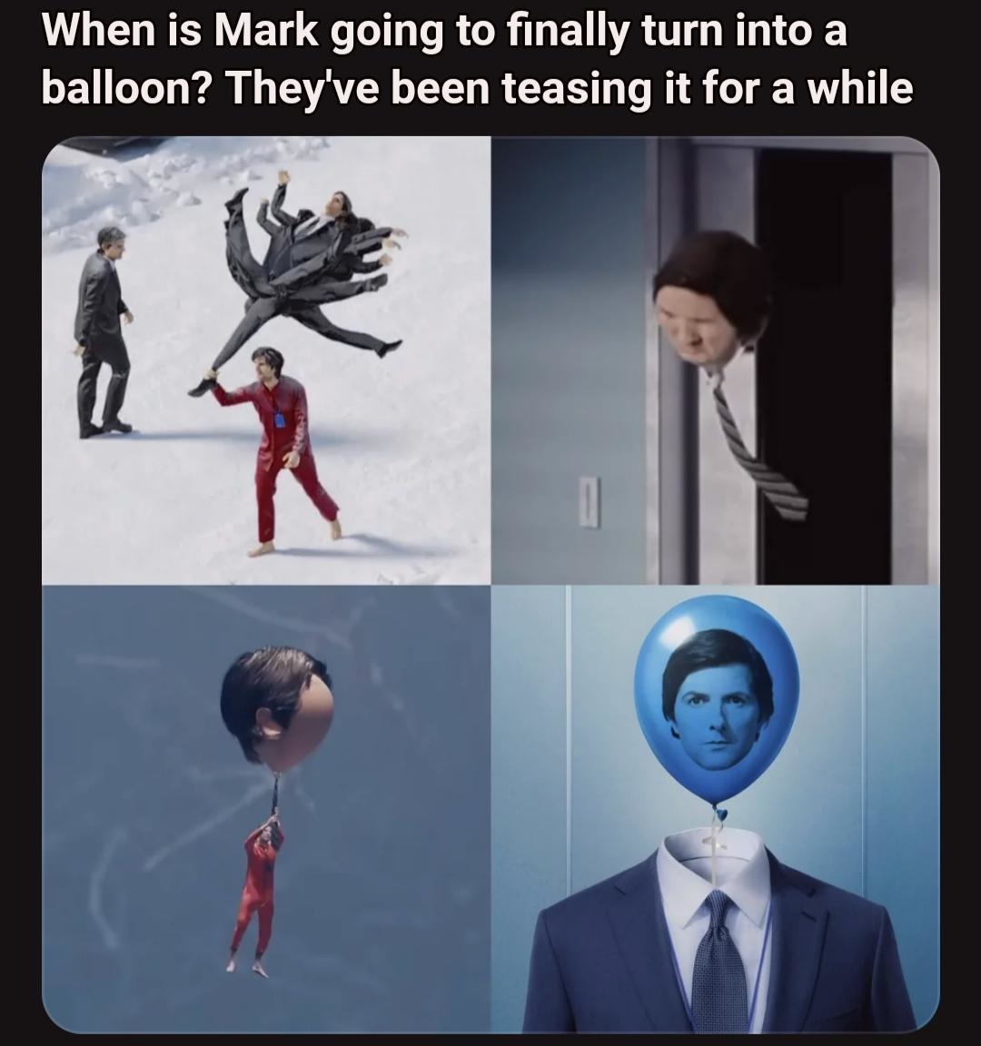 Mark’s balloon arc has been in development for years - meme