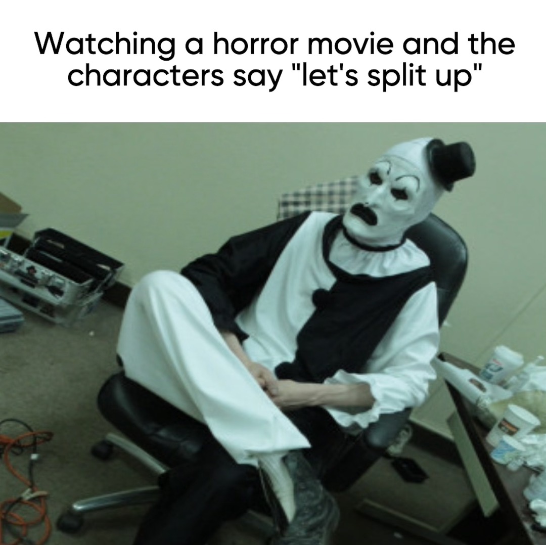 Watching Scary Movies Meme