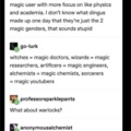 Magic peoples