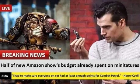 New Warhammer 40k budget - meme