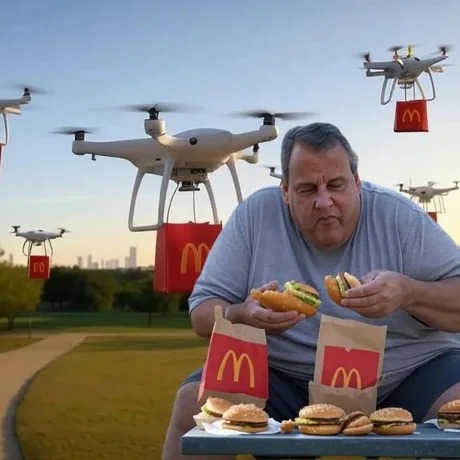 Drones over New Jersey meme