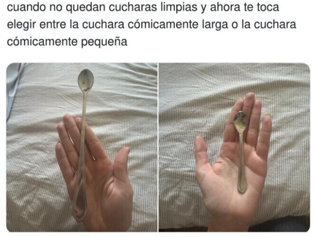 No hay cucharas limpias, toca modo extremos de cocina - meme
