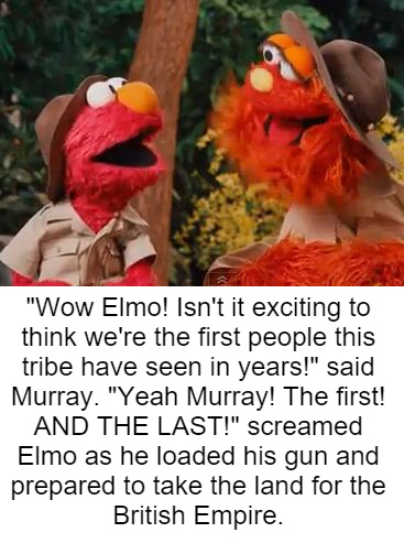 Elmo is a psychopath - meme