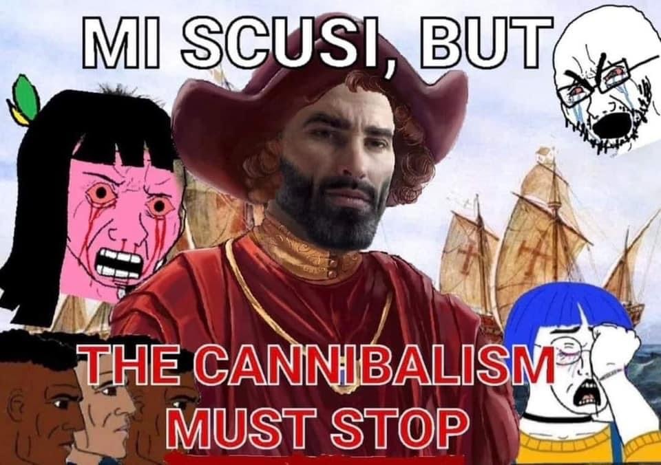 Based Columbus - meme