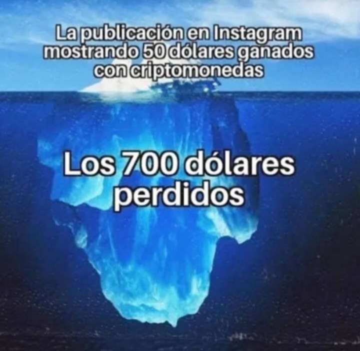 El título se fue a perder su escazo dinero en criptoestafas :sadtroll: - meme