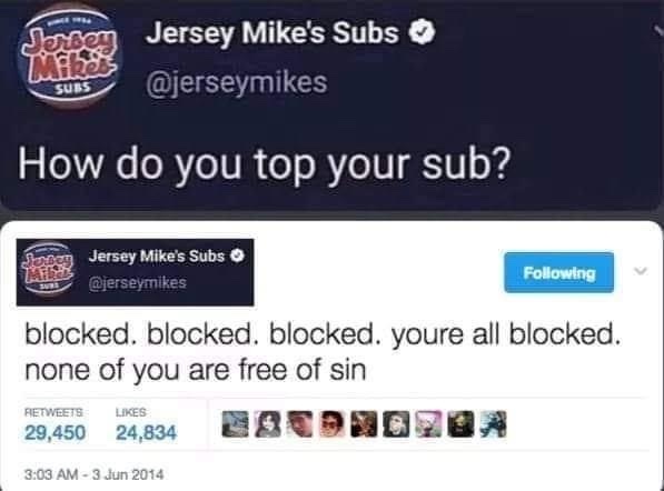 Jersey Mike’s - meme