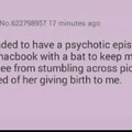 Le psychotic episode