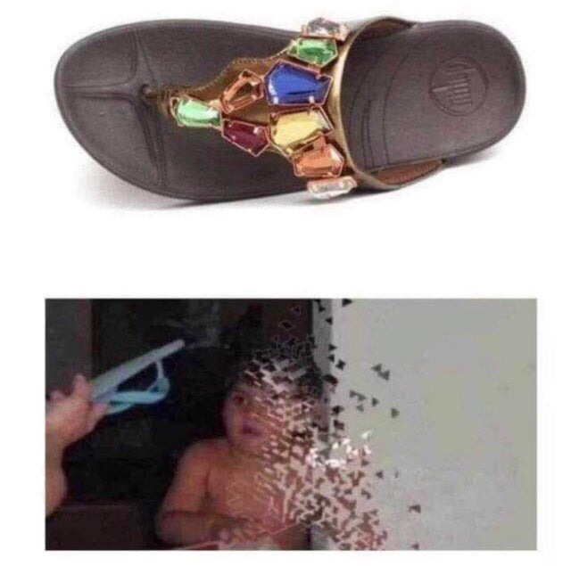 Infinity sandal - meme
