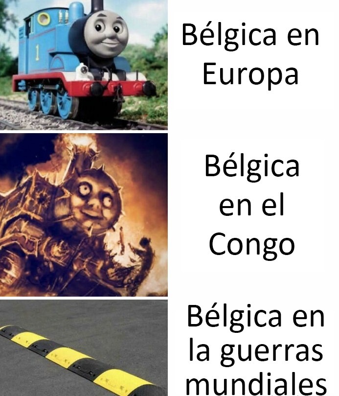 El Congo y Bélgica - meme