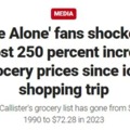 Home Alone fans shocked by almost 250 percent increase in grocery prices
