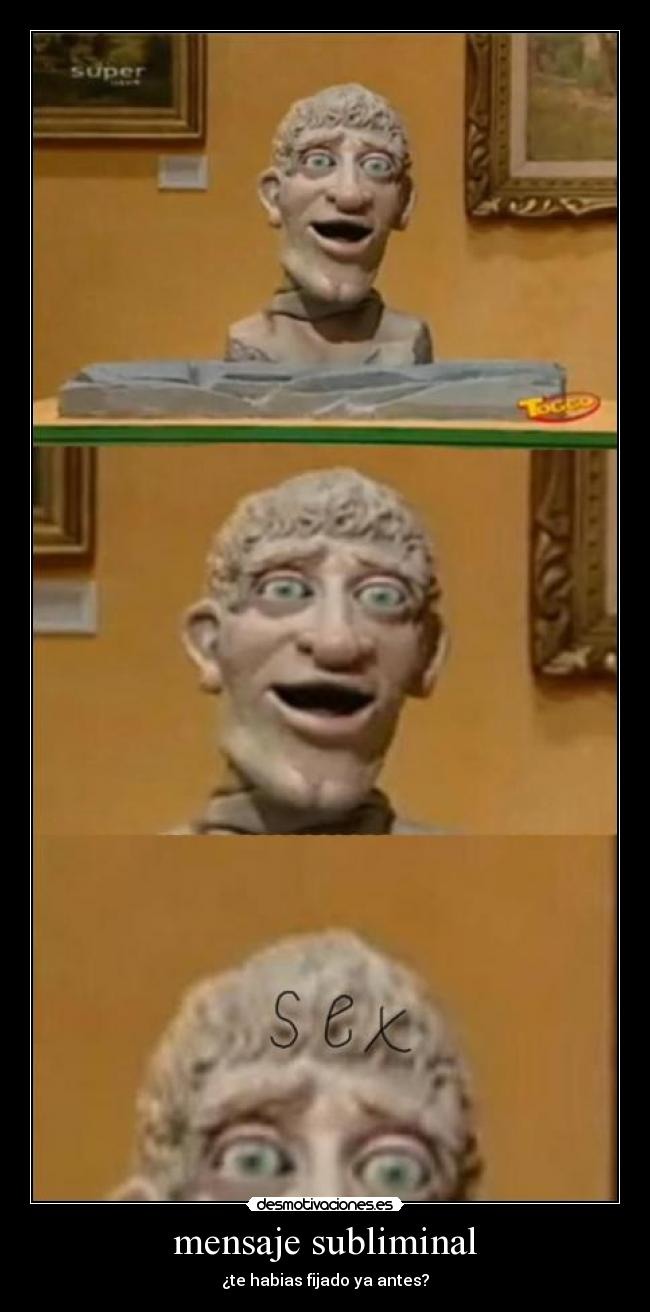 MENSAJE SUBLIMINAL EN ART ATTACK - meme