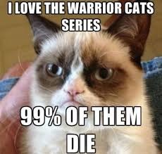 All the good cats die - meme