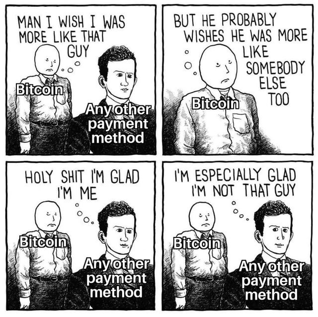 Glad I’m not that guy. Especially that crypto guy - meme