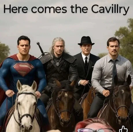Here comes the Cavillry - meme