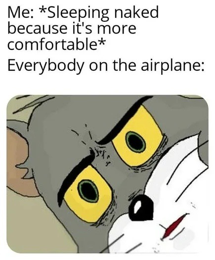 Why is everyone screaming? I'm just comfy bro - meme