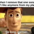 Remove the old song