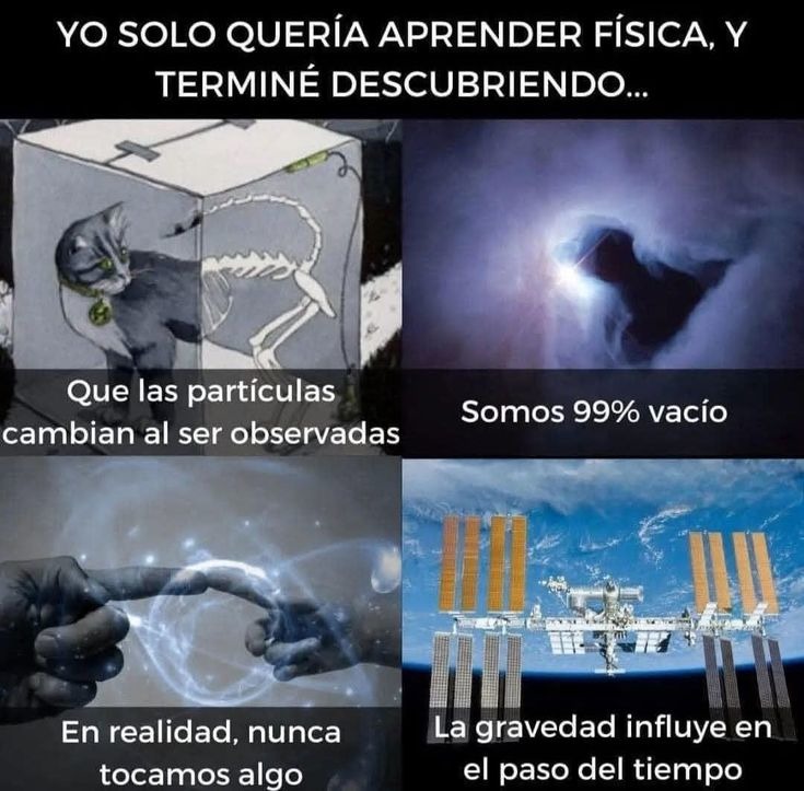 Somos 99% vacío - meme