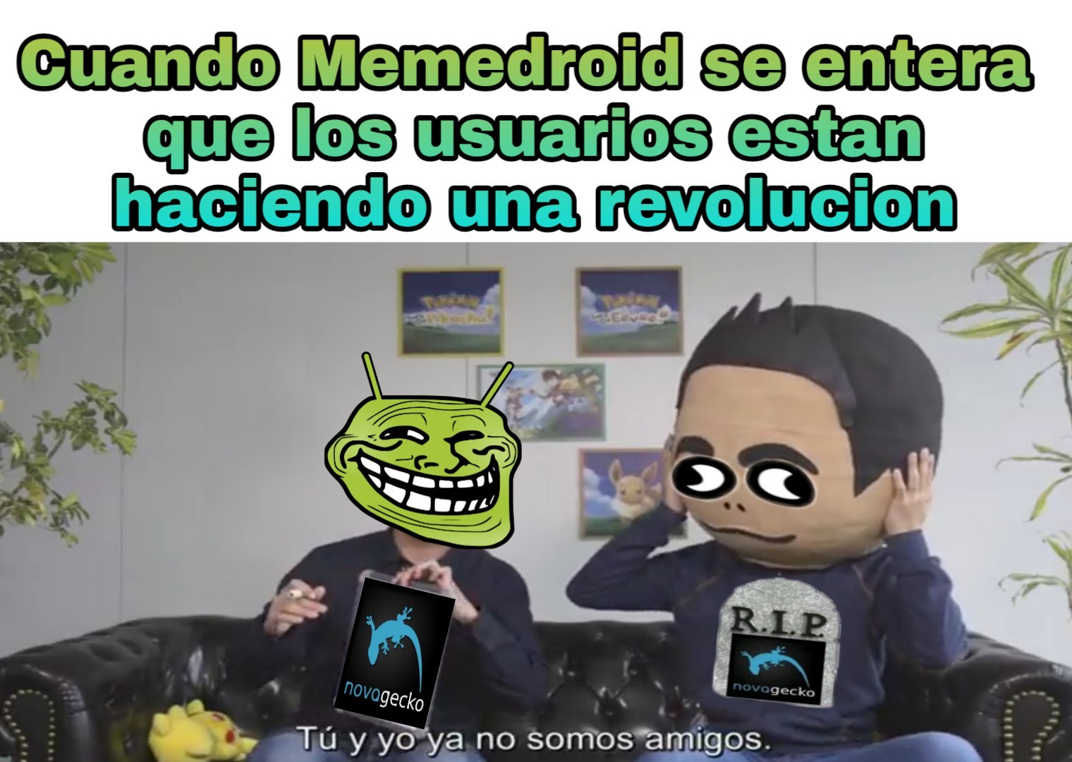 La vida es un riesgo - meme