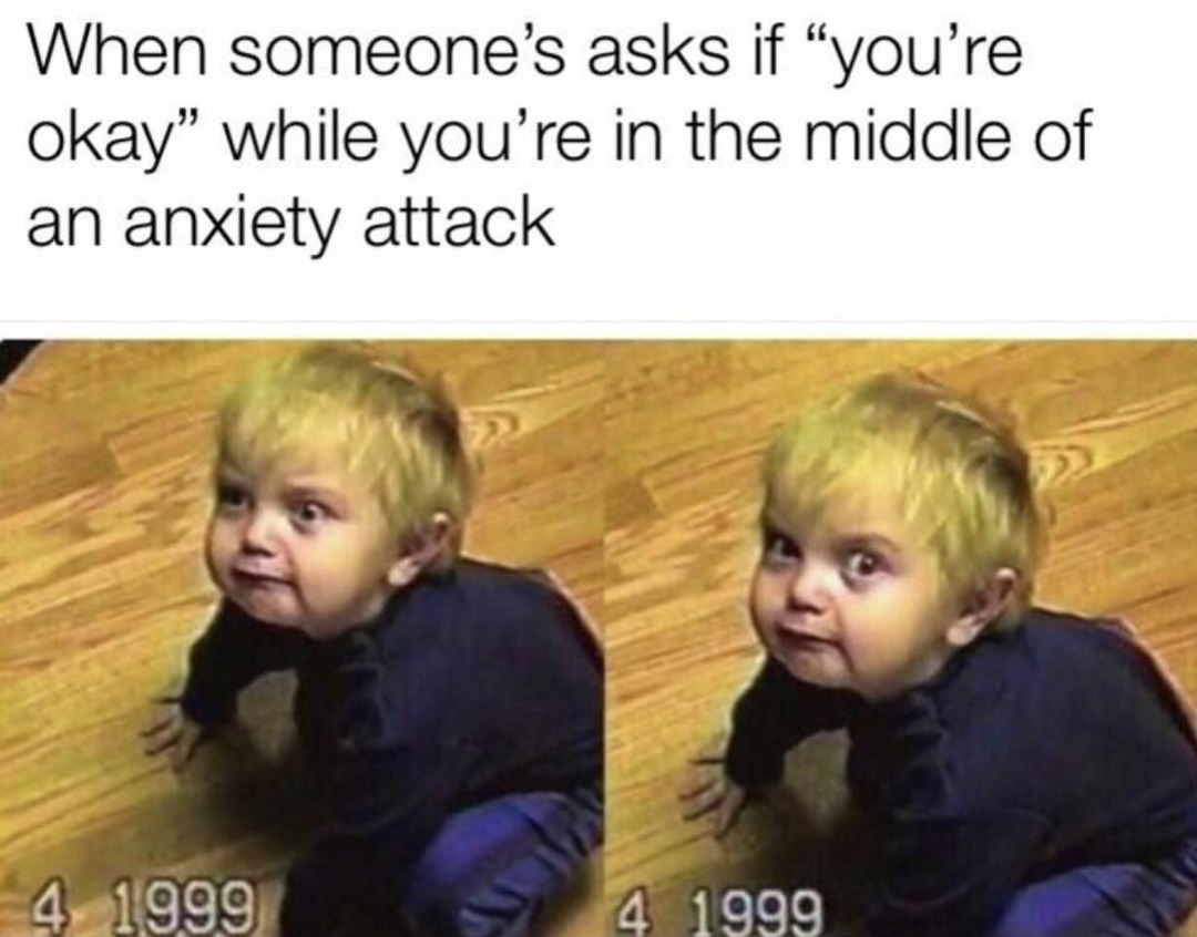 Panic Attacks suck. - meme